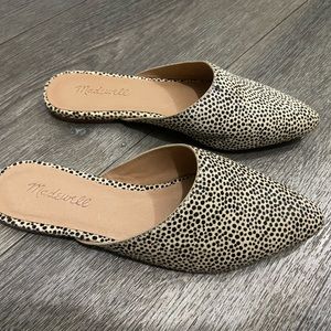 Madewell Remi Mule in Cheetah Calf Hair